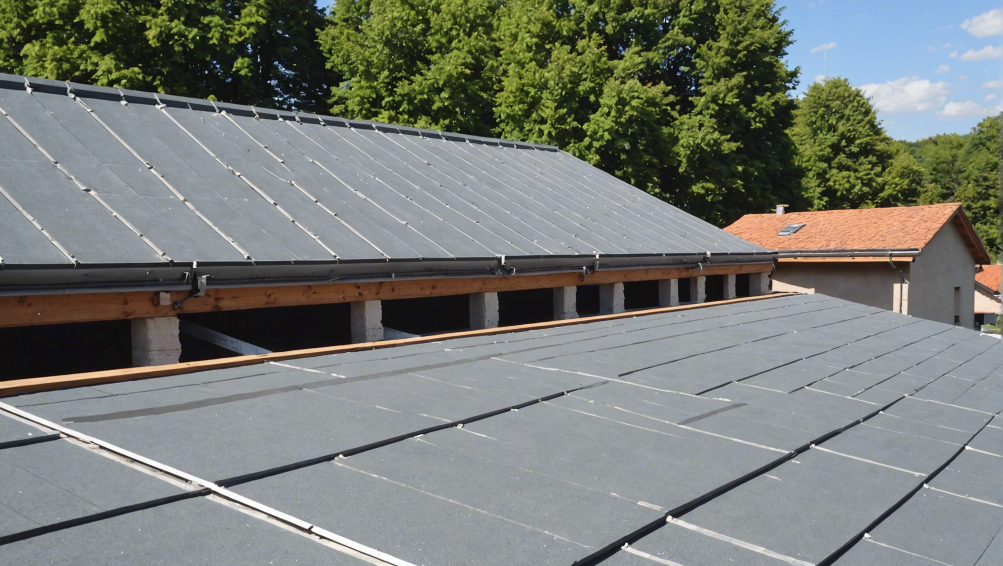 découvrez nos services de réparation et préparation d'isolation de toiture pour une protection optimale de votre maison.